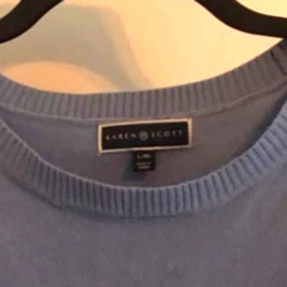 💙 Beautiful Cozy Sky Blue Ruffled Poncho - L/XL - Picture 4 of 9